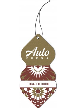 Подвесной ароматизатор для авто Auto Fresh Tobacco Oudh, 1 шт